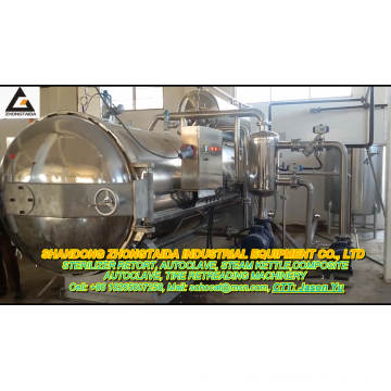 Environmental Protection Electric Food Retort Electric Sterilzing Machinery